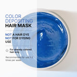 Colour Mask for Blue Dyed Hair Colour Care 500ml – Blue
