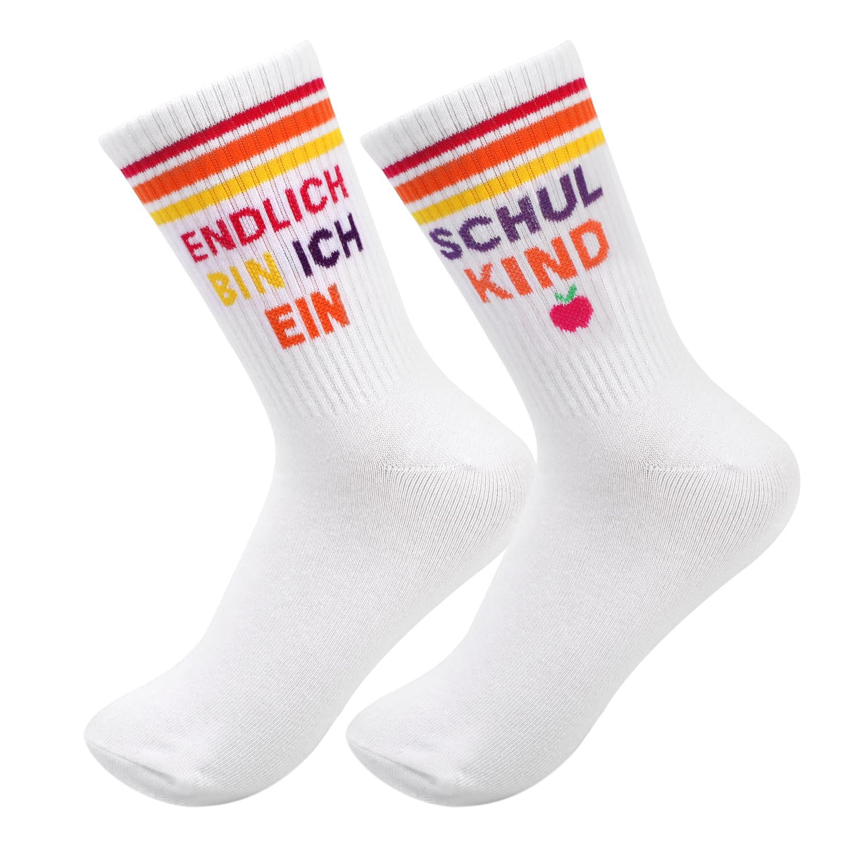 Șosete fetițe DPKOW mărimi 25-34 cadou început de an școlar – Multicolor