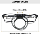 Ochelari de citit cu închidere magnetică pe nas și bandă flexibilă Lanomi dioptrie +1.00, set 2 bucăți