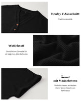 Tricou de vară damă cu decolteu în V, nasturi și mânecă scurtă – Negru L