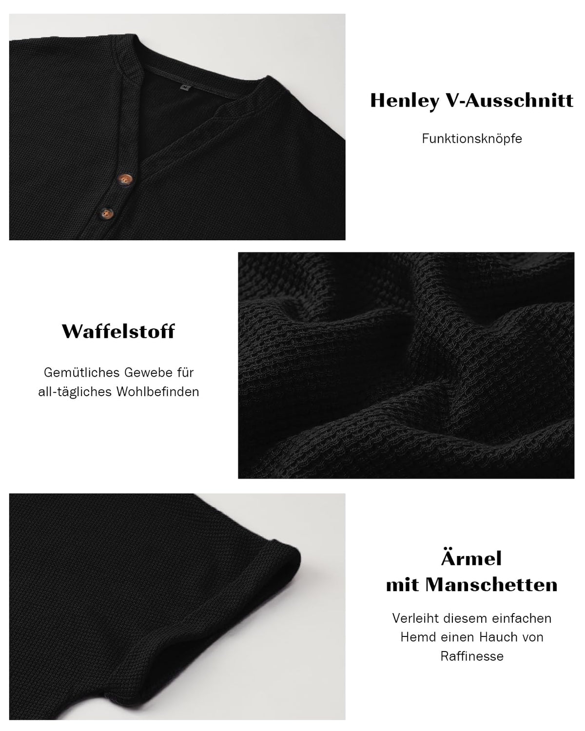 Tricou de vară damă cu decolteu în V, nasturi și mânecă scurtă – Negru L