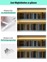 Bandă LED COB 230V lungime 2 metri impermeabilă și dimabilă – Lumină caldă