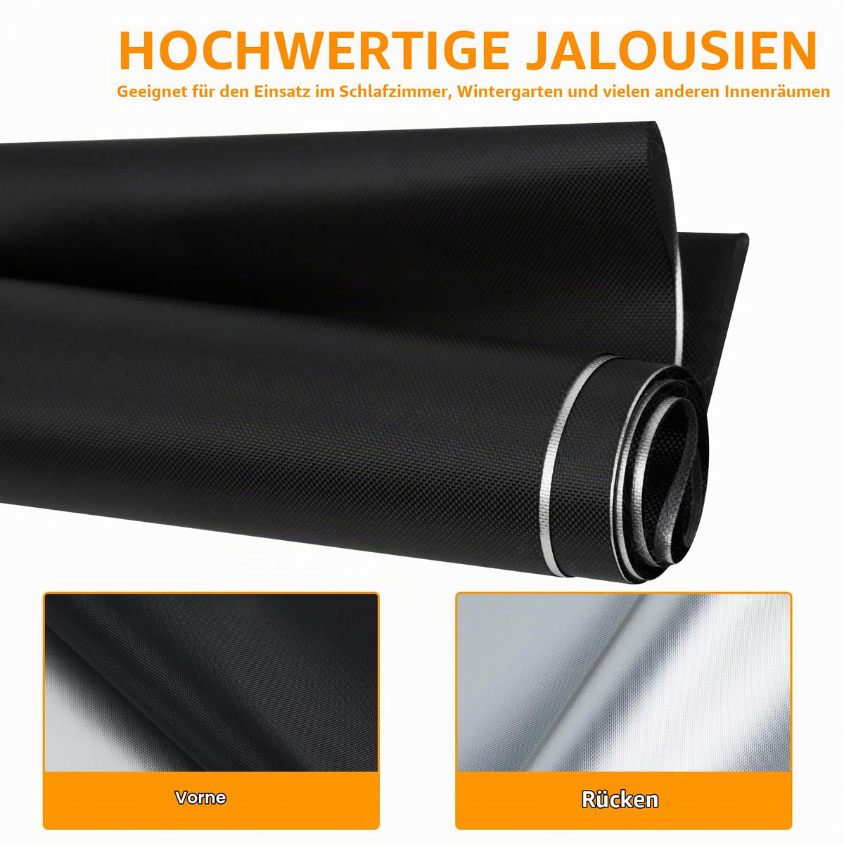 Rulou opac termoizolant portabil pentru ferestre de mansardă cu ventuze 145x100 cm – Negru