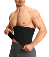 Men's Waist Trainer Body Shaper Corset Slimming Abdominal Binder – Black XL