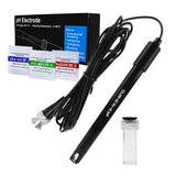 Electrod sondă pH de înaltă precizie 0-14 pH cu conector BNC și pulberi de calibrare