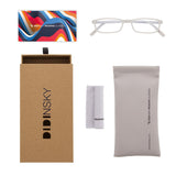 Ochelari de citit DIDINSKY finisaj catifelat antireflex unisex dioptrie +1.00 – Cenușiu
