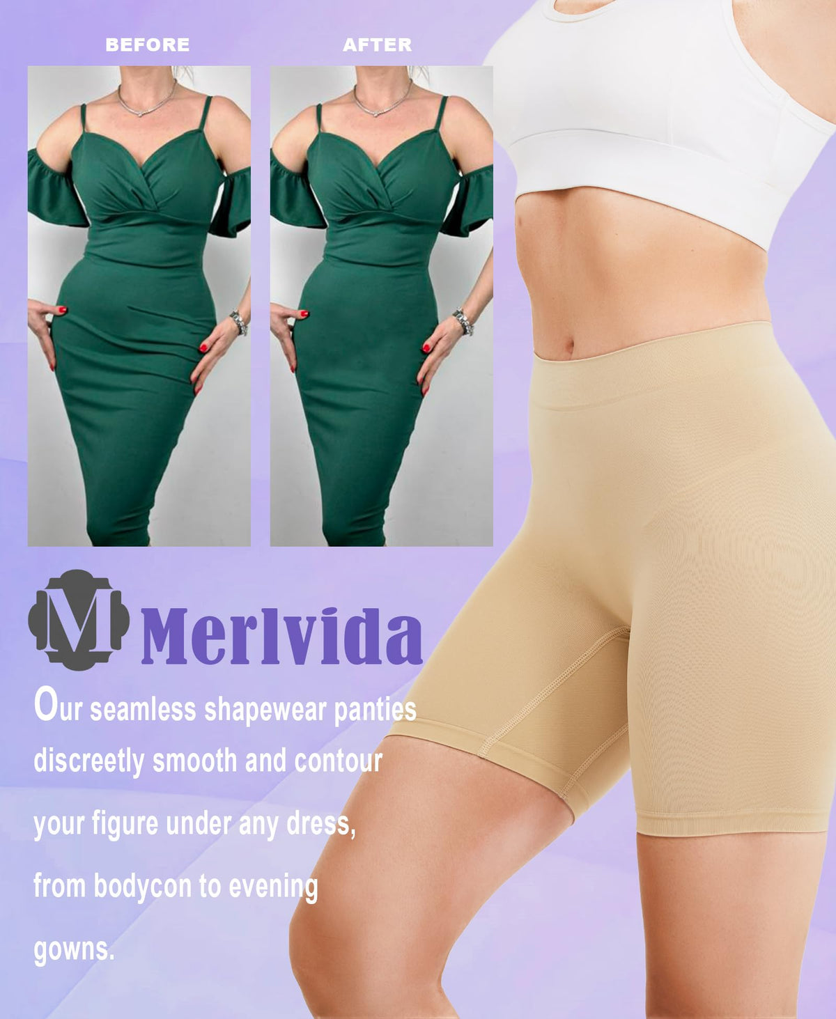 Pantaloni scurți modelatori damă fără cusături cu talie înaltă compresie puternică