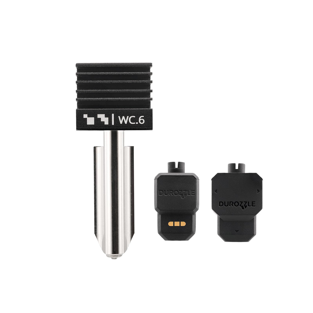 Bambu Lab Tungsten Carbide Hotend Nozzle Left-Extruder Compatible, 2 Silicone Heat Shields – 0.6mm