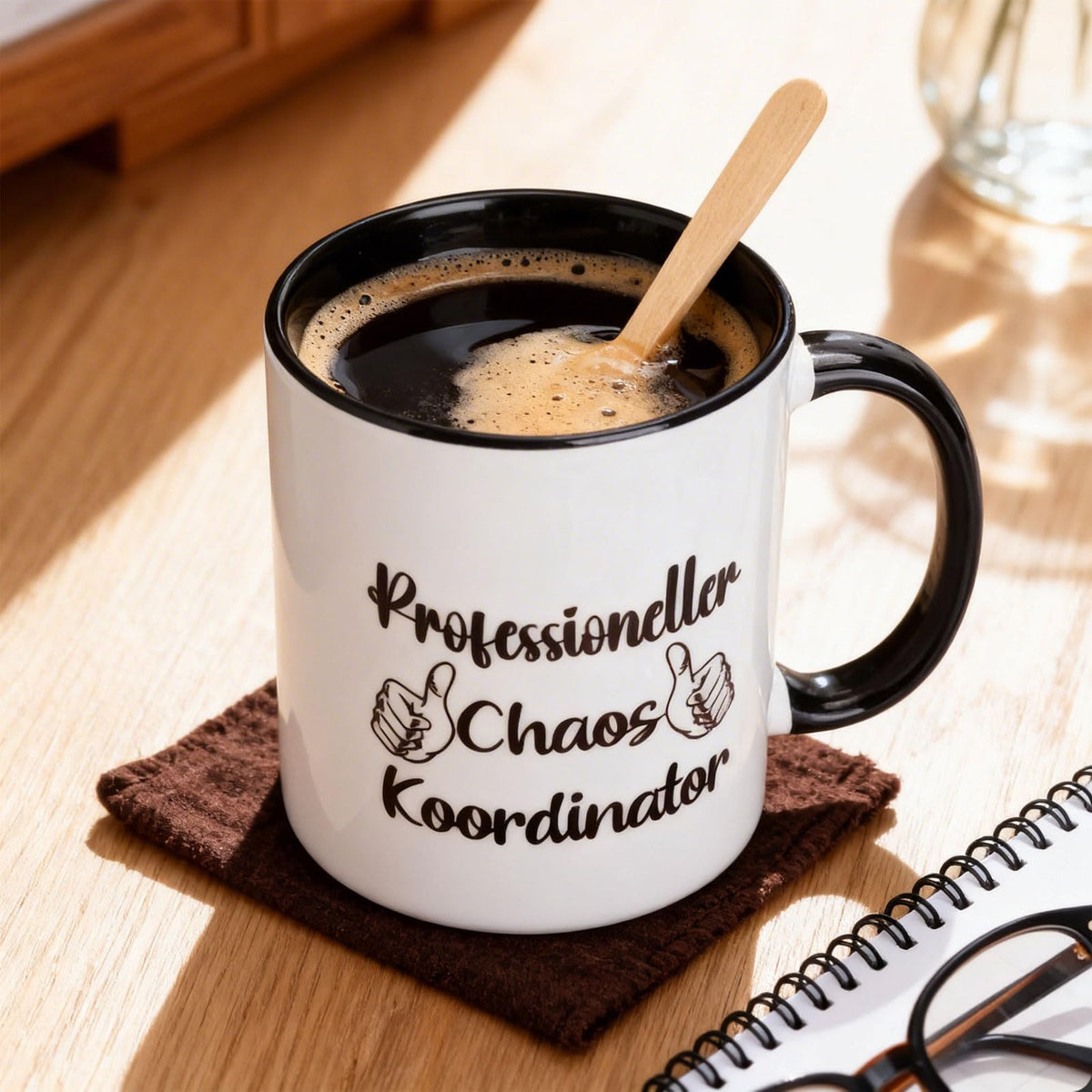 Cană ceramică cadou pentru șef inscripționată 'Professional Chaos'