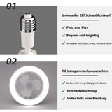 Ceiling Fan Chandelier, Ceiling Fan with Light, E27 Ceiling Fan Light, Ceiling Fan with Light and Remote Control, Ceiling Fan Light (Beige)