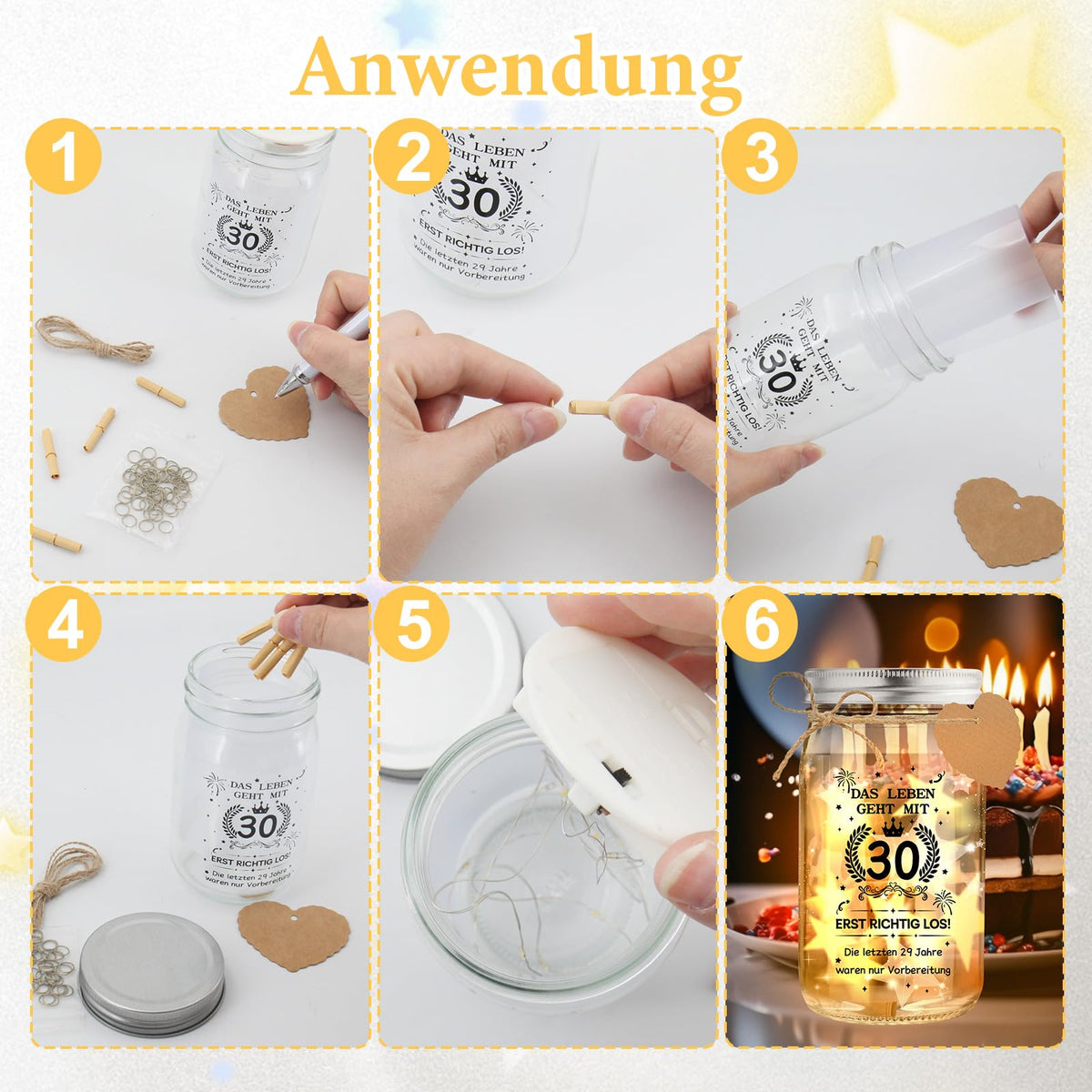 LED Bottle Light 80th Birthday Money Gift Pack – One Pack