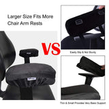 Perne ergonomice din spumă cu memorie pentru cotiere scaun birou/gaming Aloudy, set 2 bucăți