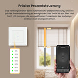Întrerupător tactil inteligent WiFi pentru rulouri electrice compatibil Alexa/Google Smart Life