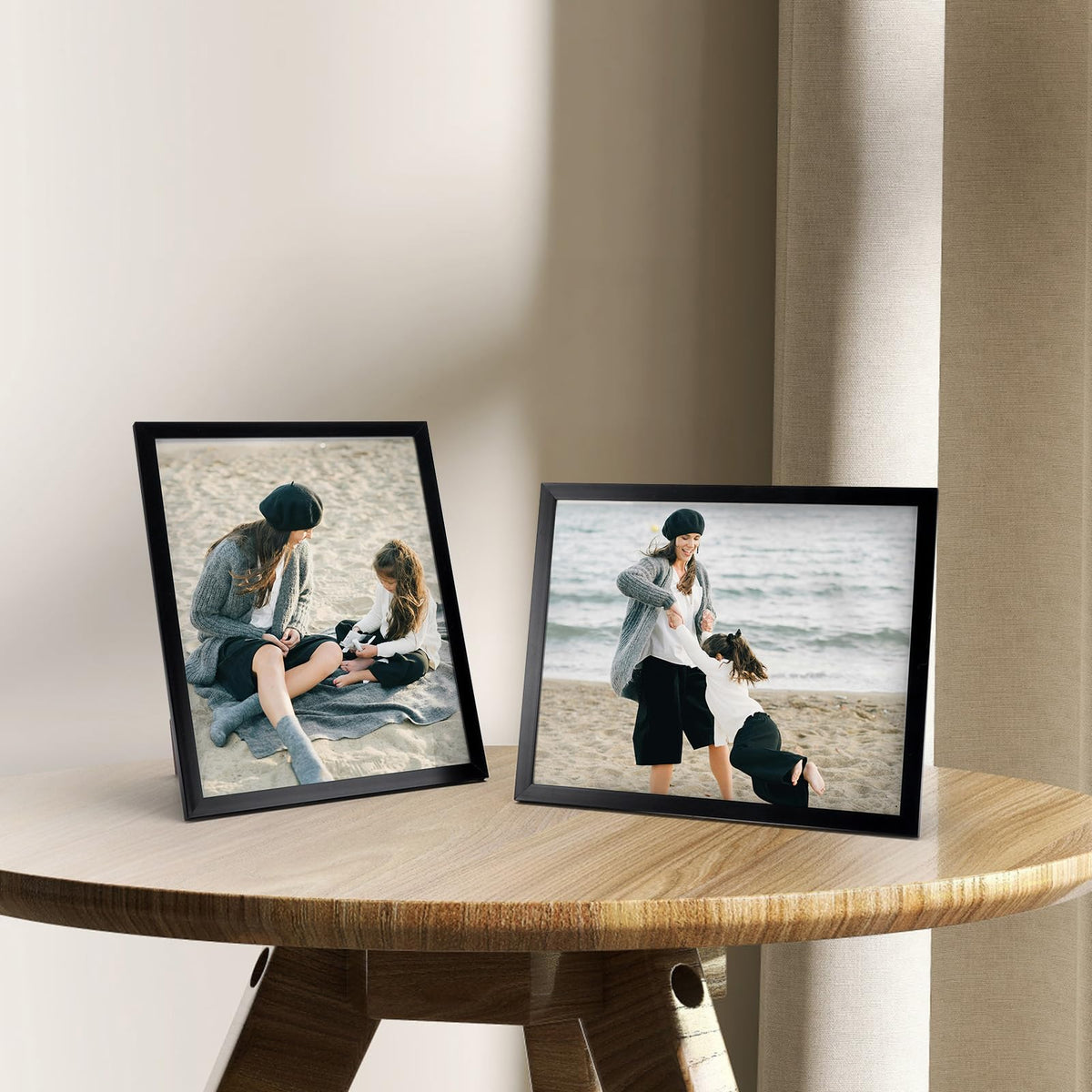 Picture Frame 20x25 cm Single, Wall & Table Mount – Black