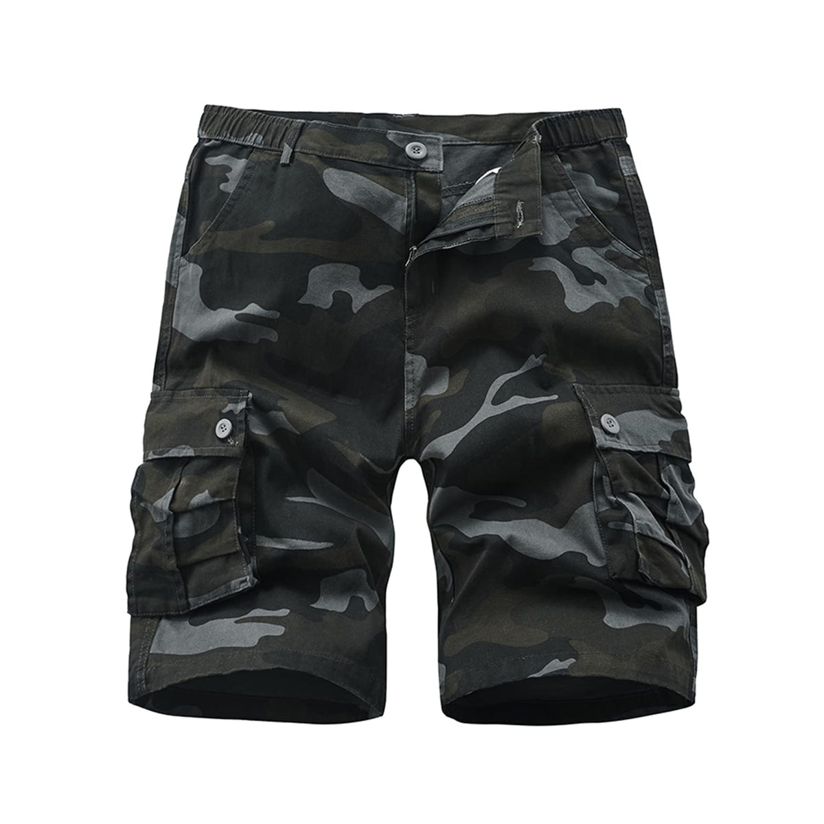 Men's Cargo Shorts Cotton Casual Combat Multiple Pockets – Casual