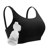 Sutien pentru alăptare și pompare hands-free fără armătură Momcozy – Negru