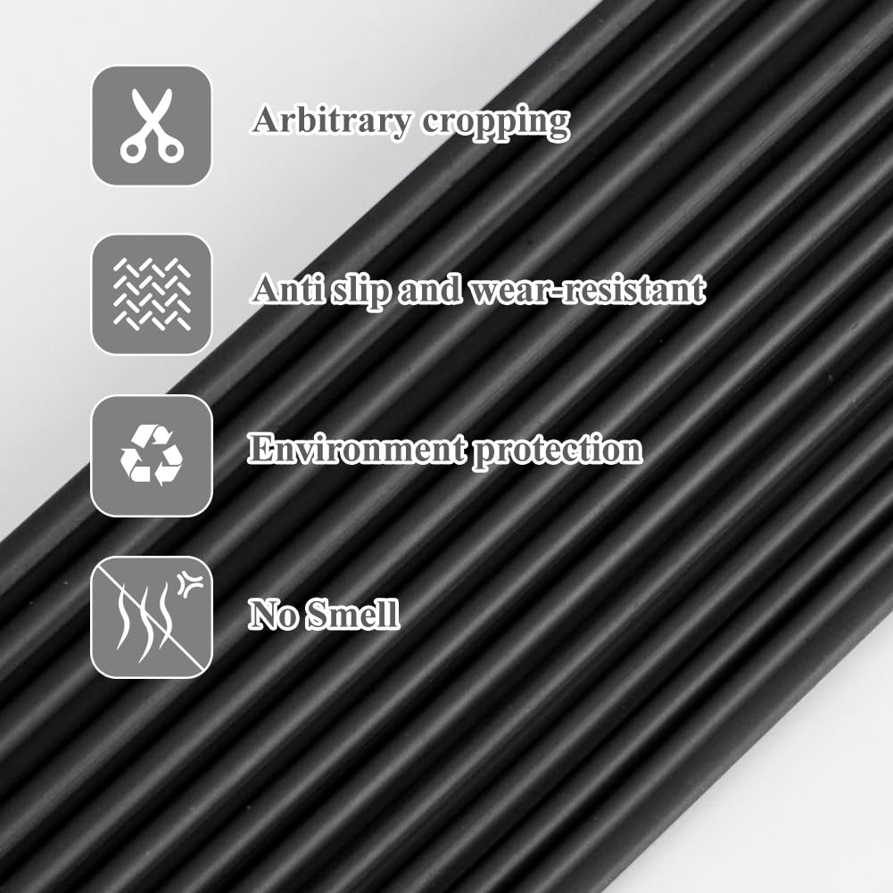 Threshold Ramp Universal for Robot Vacuums & Wheelchair Access – Black 68x5cm