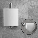 Suport rolă hârtie igienică din inox periat HITSLAM pentru baie și bucătărie, set 2 bucăți