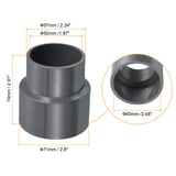 Mufă reductoare dreaptă din PVC 63x50 mm pentru instalații – Gri