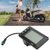 Display LCD GD01 pentru bicicletă electrică 36/48V 5 pini impermeabil – Ghidon 22.2 mm