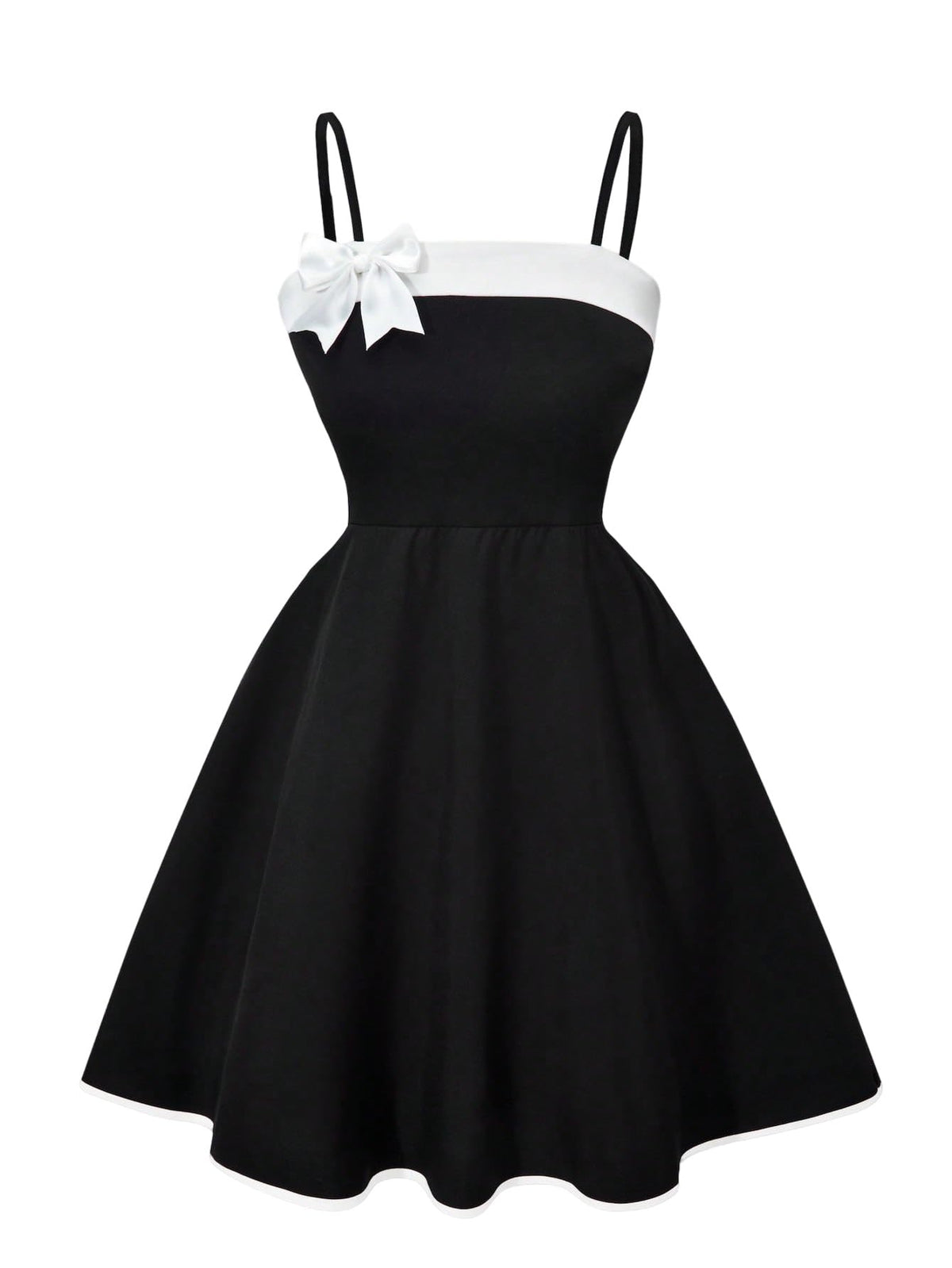 SweatyRocks Girls' Party Dress Bow Pleated Sleeveless Knee-Length – Black Age 12