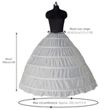 Wedding Accessories Petticoat - Bridal Hoop Skirt Hoop Skirt for Wedding Dresses Ball Gowns Evening Dresses Bridal Gowns Prom Dresses, Dance, Bar (Adult)