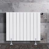 Radiator Floor Stand Adjustable 18-23cm H 3-22cm W Aluminium Legs - 2 pcs