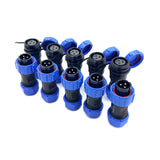 Conectori aviație SP17 3 pini fără lipire impermeabili IP68 500V 10A, set 5 buc