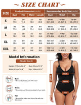 Body modelator sculptant Niwicee cu decolteu în V și bretele reglabile – Negru XXL