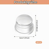 Door Stoppers Transparent 6-piece Adhesive Floor & Wall Buffers - Clear Round