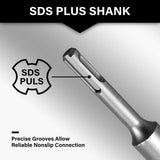 SALI core bit 40mm SDS Plus M22 thread SDS Plus shank 110mm wall hole saw drill bit hole saw set with carbide center drill for masonry natural stone sandstone artificial stone concrete marble tile