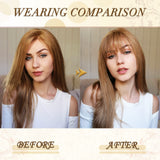 Clip-in Bangs 100% Remy Human Hair Fringe Extensions – Natural Bangs