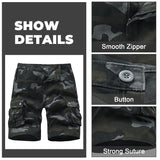 Men's Cargo Shorts Cotton Casual Combat Multiple Pockets – Casual