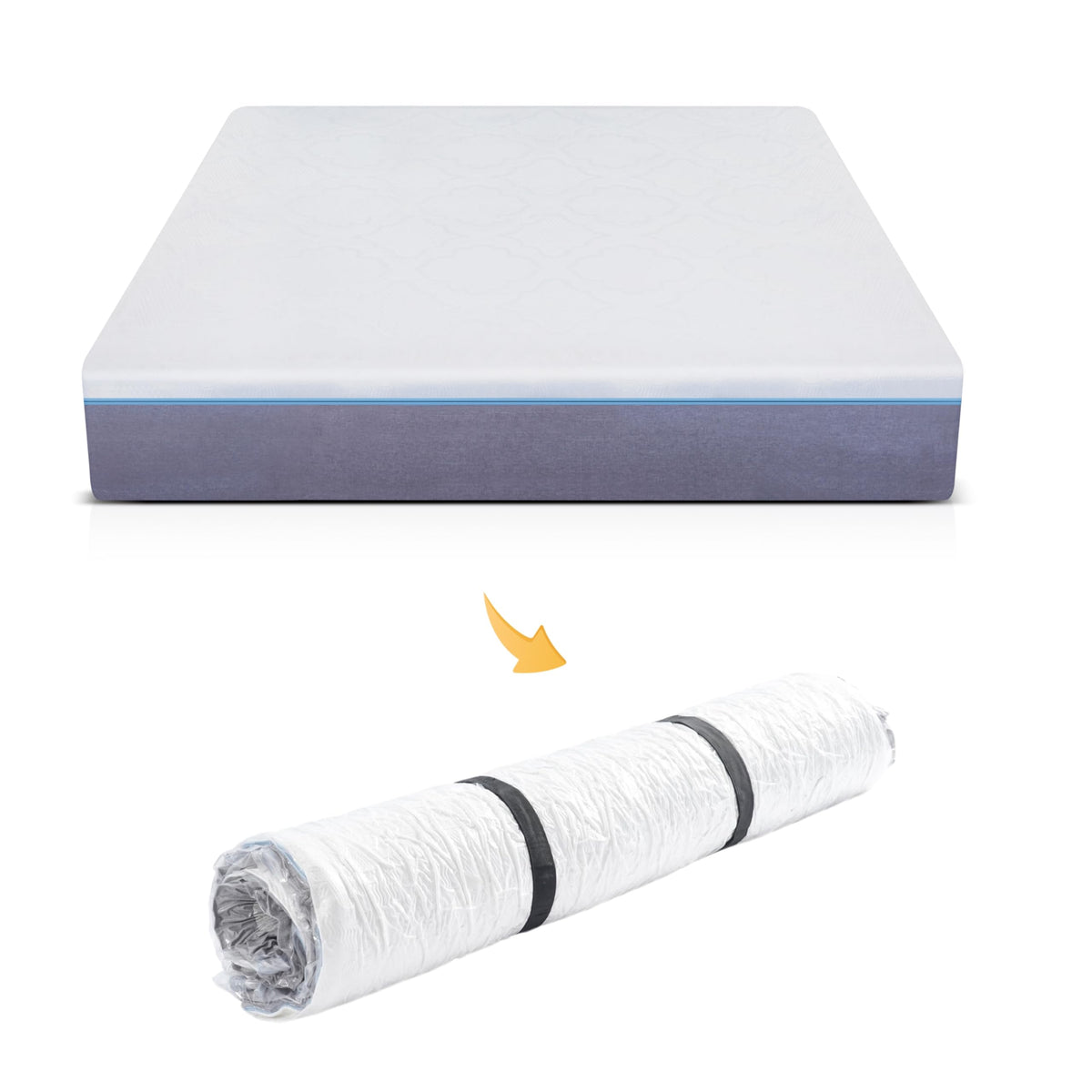 WORKKOOL Vacuum Sealed Bags for Mattress Storage, Vacuum Mattress Bags for Moving, Space Saving Vacuum Bags with Dust and Moisture Resistant (for Mattress 140/150/160 * 200cm)…