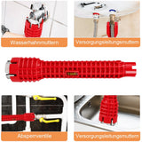 8-in-1 Faucet Wrench Plumbing Tool for Sinks & Toilets