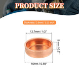 Copper Pipe End Cap 1/2in ID Weld Plug Fitting – 1/2in