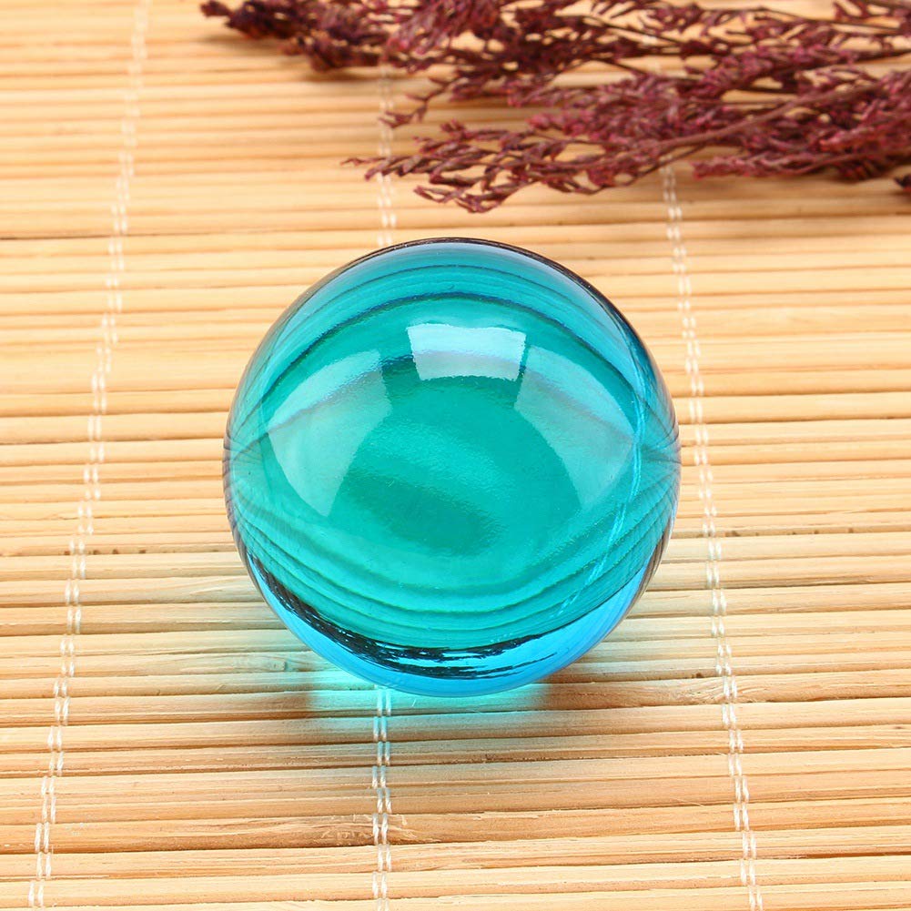 Royal Blue Quartz Crystal Ball 40mm Healing Sphere with Stand – Royal Blue