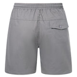Men's Cotton Casual Summer Shorts Elastic Waist Comfortable – Grey M