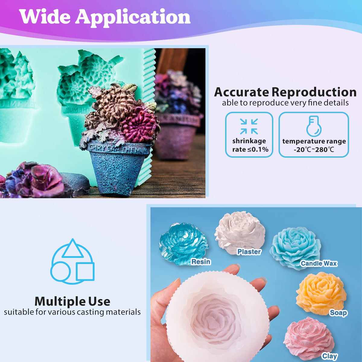 Silicon lichid pentru confecționare matrițe LET'S RESIN raport 1:1 translucid 580g
