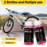 Kit de aerisire pentru frâne hidraulice pe disc Shimano și Tektro cu ulei mineral 120ml