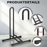 Floor-Mounted Detachable Bike Stand Heavy-Duty – Black