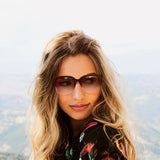 KANASTAL Oversized Over Sunglasses Men and Women Polarized Over Glasses Sunglasses for Glasses Wearers UV400 Sun Protection, Brown Frame Brown Lenses