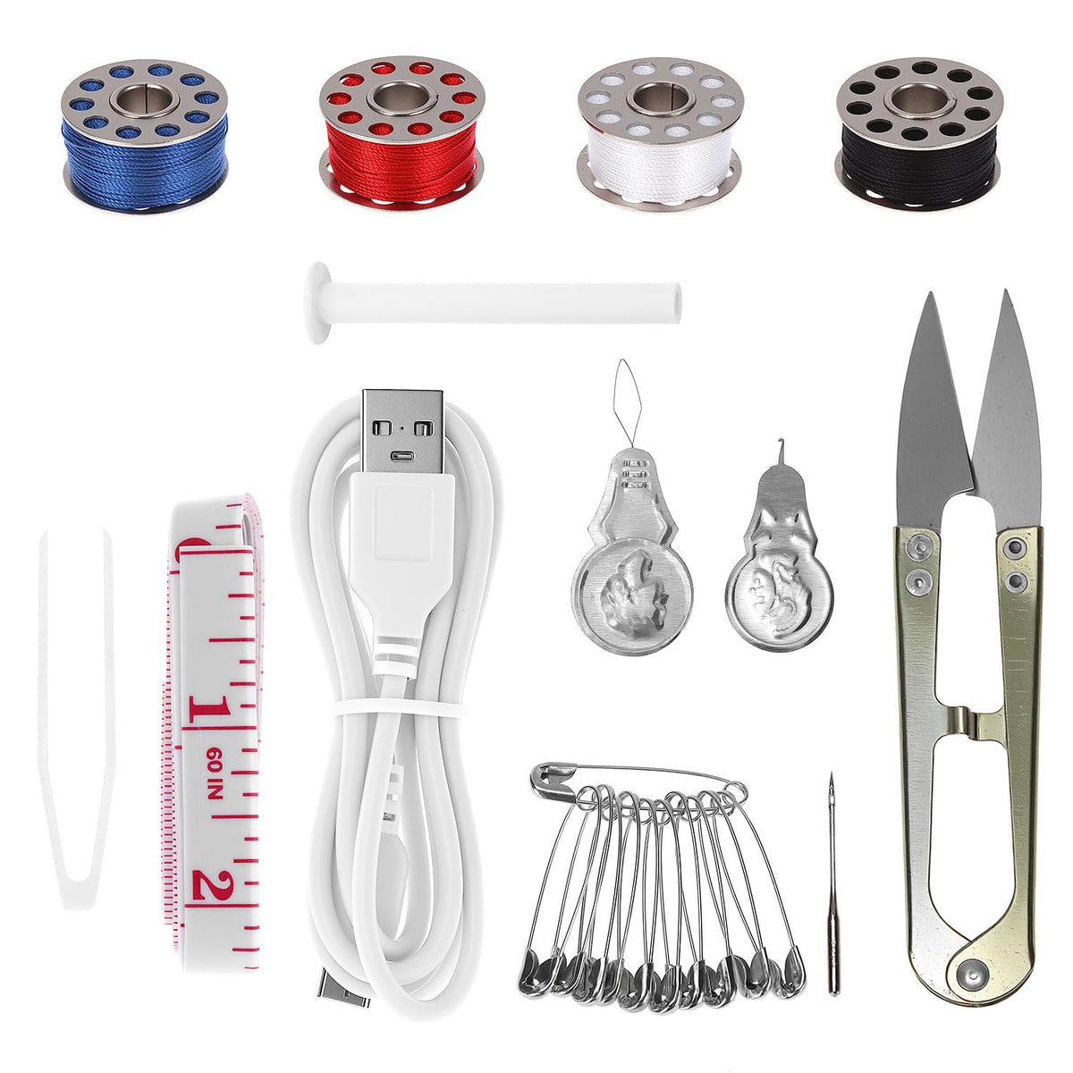 Portable Mini Electric Handheld Sewing Machine with Accessories – For Beginners