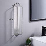 HomeHeng Guest Towel Holder Without Drilling, Brushed Nickel Towel Rack Self-Adhesive Stainless Steel SUS304 Towel Storage Bathroom Towel Holder Guest Towels 40cm, Y01-BN