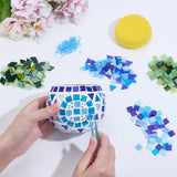 Suporturi de lumânări din sticlă mozaic set de creatie DIY, 2 bucăți – Multicolor