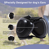 KOPBTBOY Earmuffs for Dogs, Hearing Protection for Dogs, Adjustable Dog Noise Reduction Earmuffs, Sound Insulation and Noise Reduction Hearing Protection for Dogs (White, M)