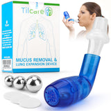 Dispozitiv pentru expansiune pulmonară și eliminare mucus Tilcare pentru terapie respiratorie