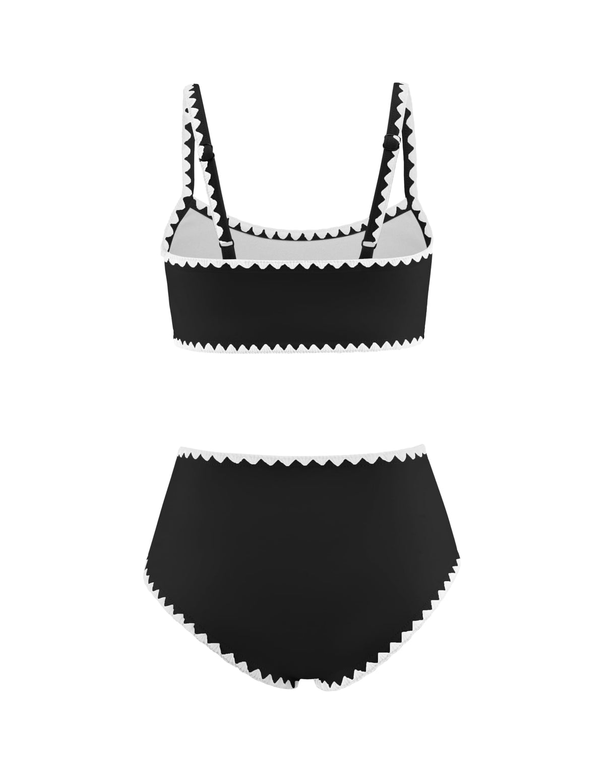 Set costum de baie 3 piese pentru fete cu fustiță și talie înaltă – Mărimea 140