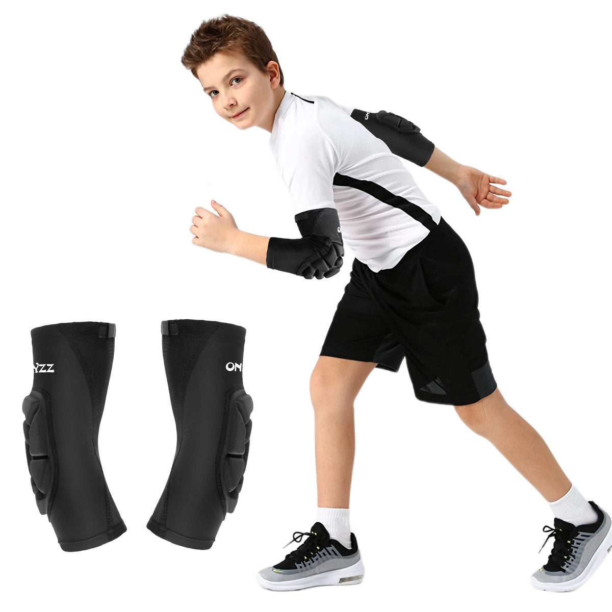 Kids Knee & Elbow Protective Pads Thick Padded Breathable Lightweight