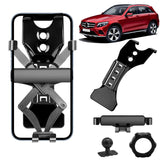 Car Phone Holder Centre Console Mount for Mercedes C-Class W205 2015–2021 & GLC X253 2016–2022 – Black